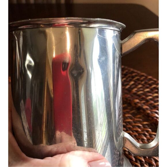 VINTAGE Leonard Eales of Sheffield English Pewter Beer Tankard. Not Monogrammed - Picture 15 of 15